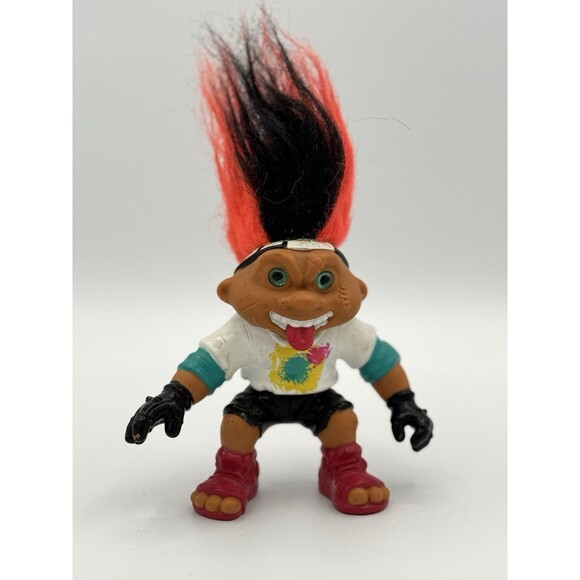 Battle Trolls Skater Thrasher 6" Action Figure 1992 Vintage Hasbro Toy - Picture 1 of 9